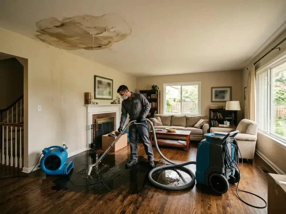 attic-pipe-burst-ceiling-drip-008 — frequently asked questions, Water Damage Restoration & Carpet Care in Snow Hill, NC